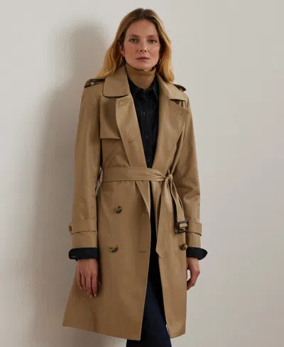 Ralph Lauren Women's Belted Water-resistant Trench Coat