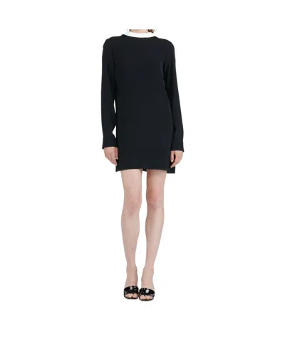 N°21 High-neck Dress In Black