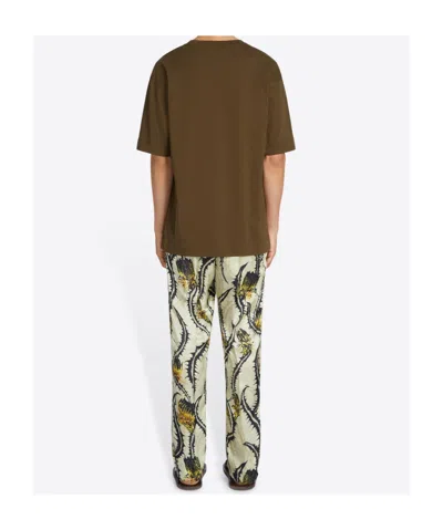 Dries Van Noten Printed Casual Pants In Multi