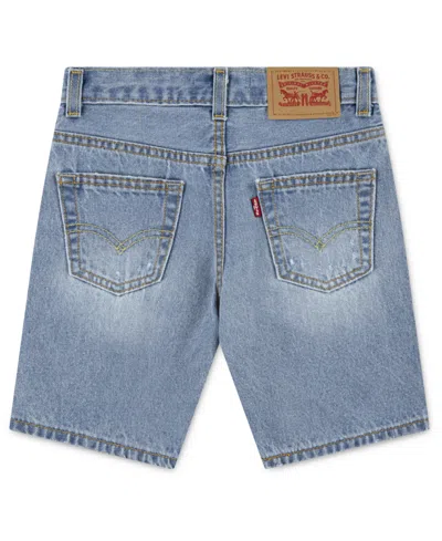 Levi's Big Boys Destructed Slim Shorts In Blue