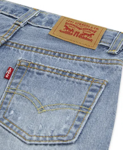 Levi's Big Boys Destructed Slim Shorts In Blue