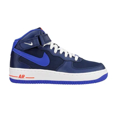Pre-owned Nike Air Force 1 Mid Gs 'midnight Navy' | Blue | Kid's Size 7