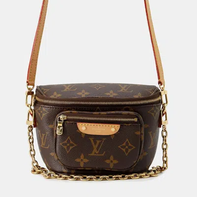 Pre-owned Louis Vuitton Mini Bumbag Brown Monogram Canvas Belt Bag