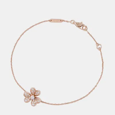 Pre-owned Van Cleef & Arpels Frivole Mini 18k Rose Gold Bracelet