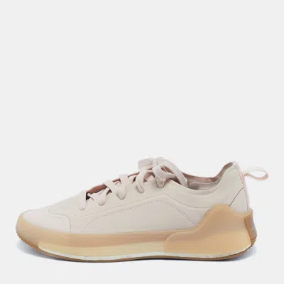 Pre-owned Adidas Originals By Stella Mccartney Pink Neoprene Treino Sneakers Size 39 1/3