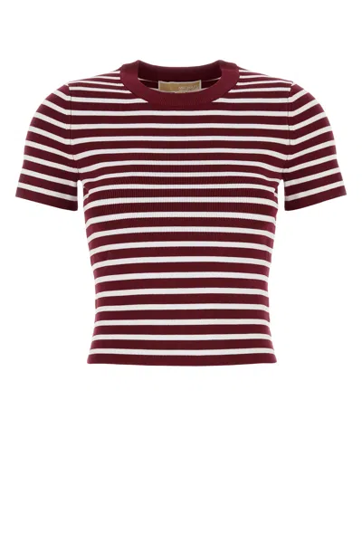 Michael Michael Kors Michael By Michael Kors Embroidered Stretch Viscose Blend T-shirt