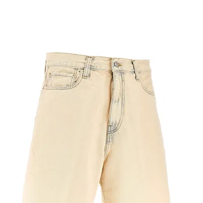 Carhartt Landon Short In Denim Sabbia Uomo In Brown