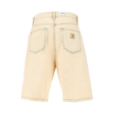 Carhartt Landon Short In Denim Sabbia Uomo In Brown