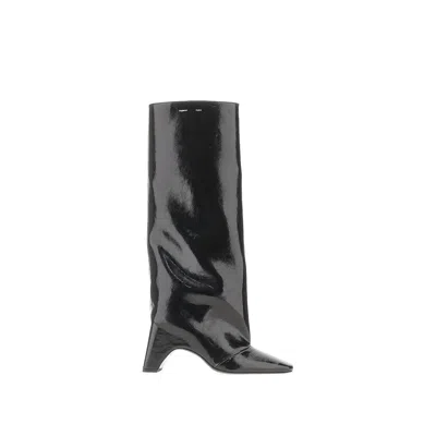 Coperni Bridge 85mm Leather Knee-high Boots