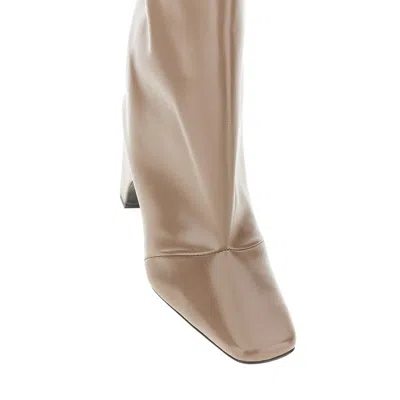 Coperni Beige Leather Bridge Boot