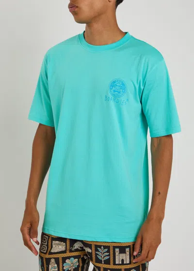 Boardies Maya Printed Cotton T-shirt In Blue