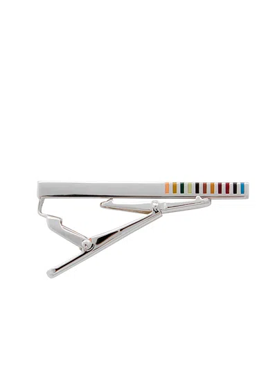 Paul Smith Signature Stripe Enamelled Tie Pin