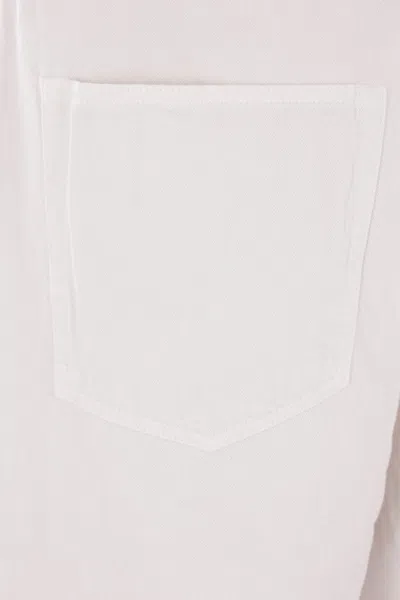 Ann Demeulemeester Jeans With Belt Loops In White
