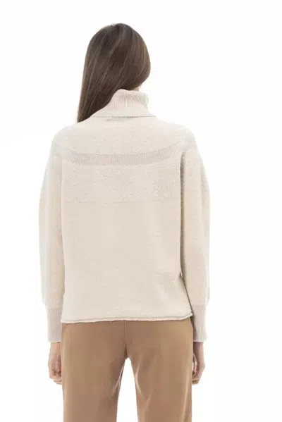 Alpha Studio Beige Wool Women Women's Sweater