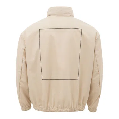 Armani Exchange Jacket Bomber Fabric Technical Double Face  In Neutral
