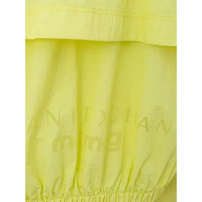 Armani Exchange Chic Yellow Polyamide Jacket For Women's Women