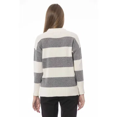 Baldinini Trend Gray Wool Sweater In Gray