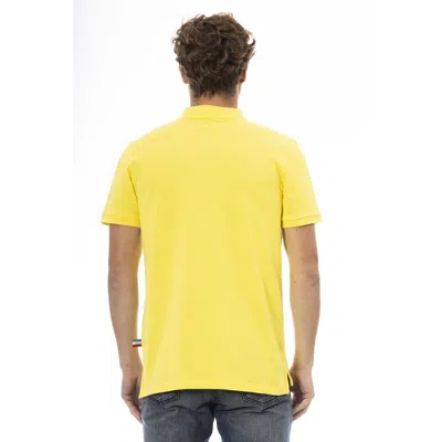 Baldinini Trend Yellow Cotton Polo Shirt In Yellow