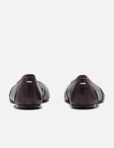 Maison Margiela New Round Toe Ballerina With Stitch Detailing