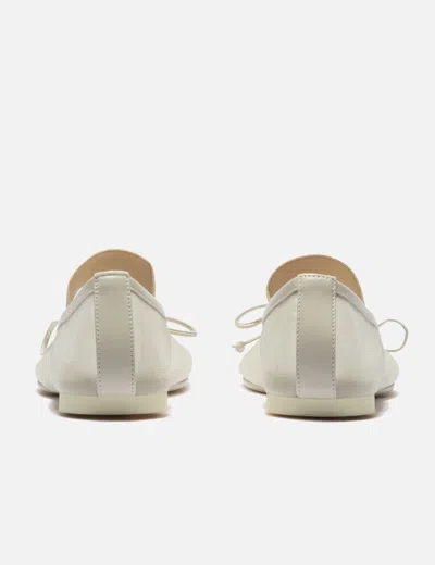 Mm6 Maison Margiela Off-white Anatomic Numeric Ballerina Flats