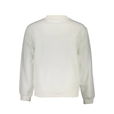 Calvin Klein White Cotton Men Sweater In White