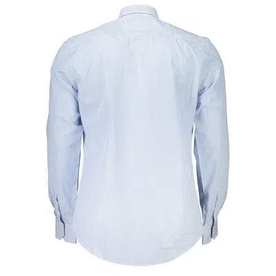 Harmont & Blaine Chic Light Blue Organic Cotton Shirt In Blue