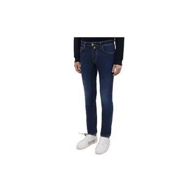 Jacob Cohen Sleek Bard Jeans For The Modern Men's Man In Blue