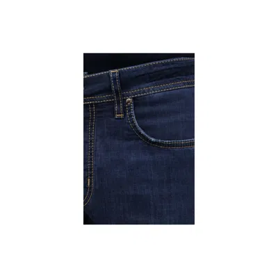 Jacob Cohen Sleek Bard Jeans For The Modern Men's Man In Blue