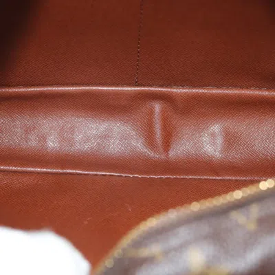 Pre-owned Louis Vuitton Compiegne 28 Brown Canvas Clutch Bag ()