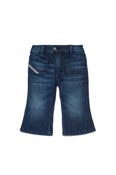 Diesel Jeans Bootcut Blu Scuro In Blue