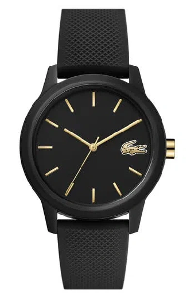 Lacoste 12.12 Silicone Strap Watch, 36mm