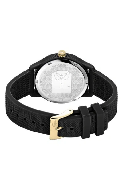 Lacoste 12.12 Silicone Strap Watch, 36mm
