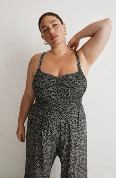 Madewell Lucie Micro Daisy Wide Leg Jumpsuit