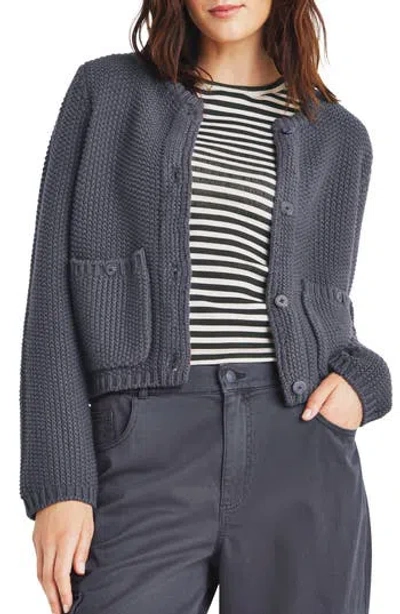 Splendid Andrea Patch Pocket Cropped Cardigan