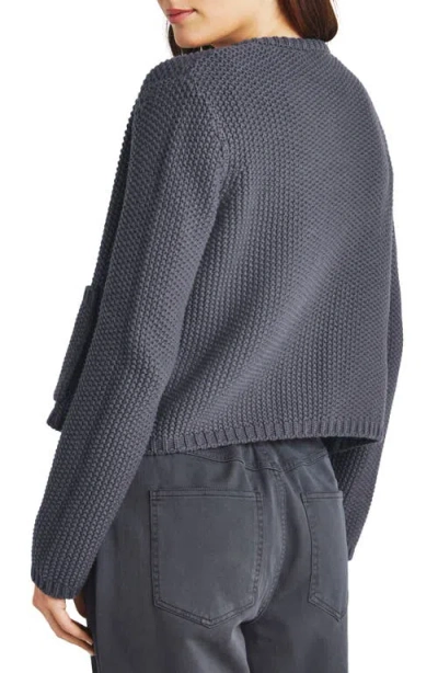 Splendid Andrea Patch Pocket Cropped Cardigan