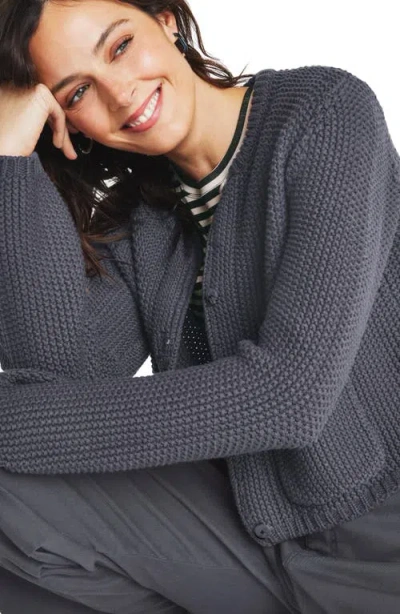 Splendid Andrea Patch Pocket Cropped Cardigan