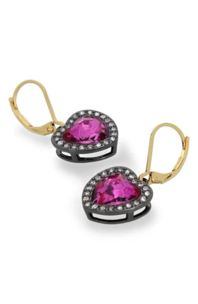 Kurt Geiger Heart Halo Drop Lever Back Earrings