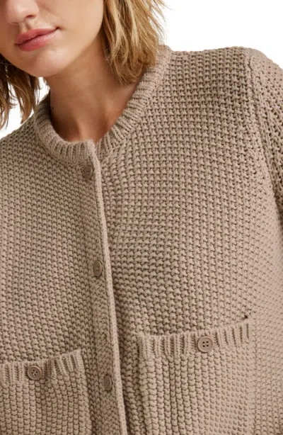 Splendid Andrea Patch Pocket Cropped Cardigan