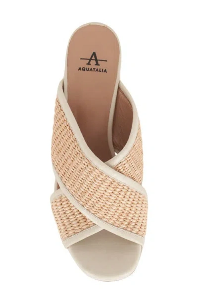 Aquatalia Madyson Water Repellent Platform Slide Sandal
