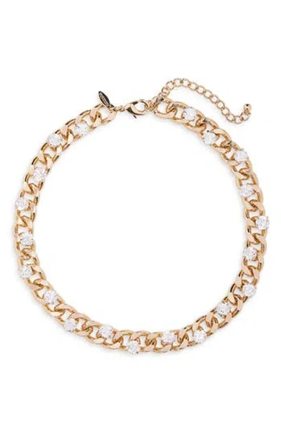 Tasha Crystal Chain Link Necklace