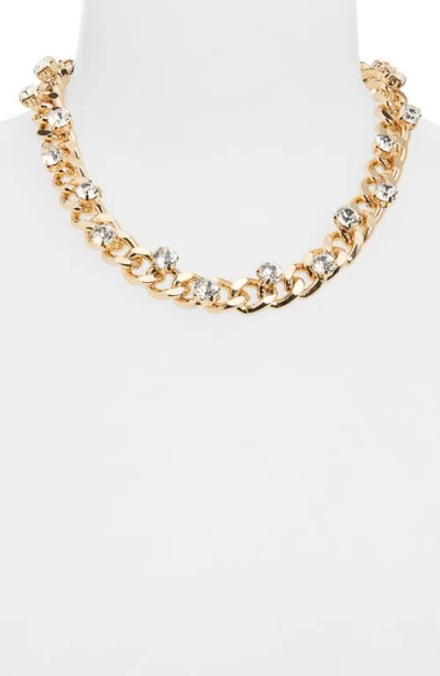 Tasha Crystal Chain Link Necklace