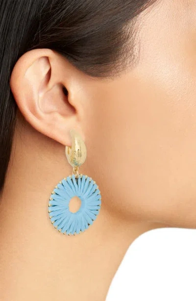 Tasha Raffia Wrap Drop Earrings