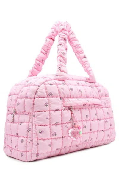 Omg Accessories Kids' Cherry Scrunch Medium Duffle Bag