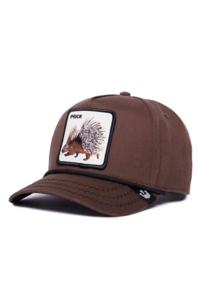 Goorin Bros . Porcupine 101 Patch Snapback Hat In Brown