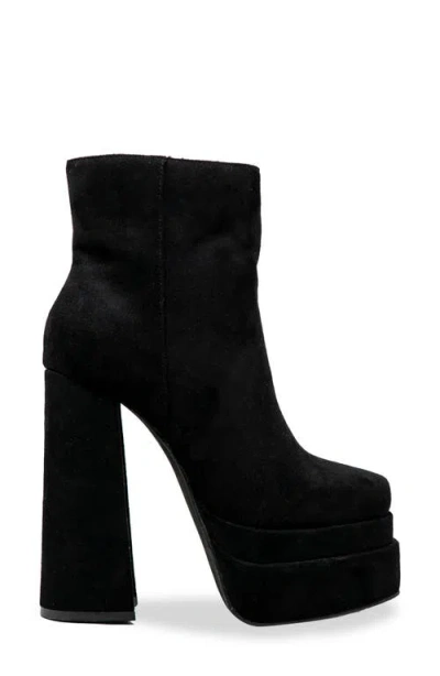 Chase & Chloe Chase And Chloe Wolfe Block Heel Double Platform Bootie