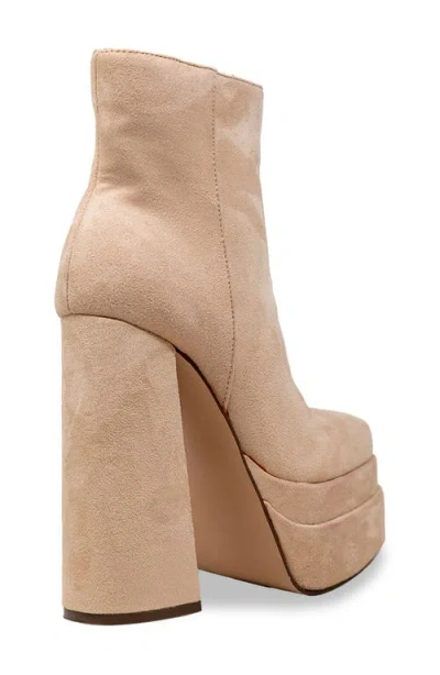 Chase & Chloe Chase And Chloe Wolfe Block Heel Double Platform Bootie