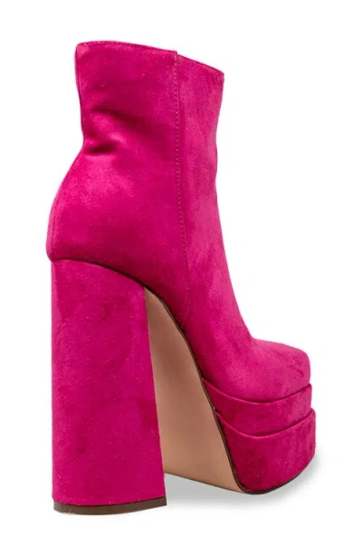 Chase & Chloe Chase And Chloe Wolfe Block Heel Double Platform Bootie
