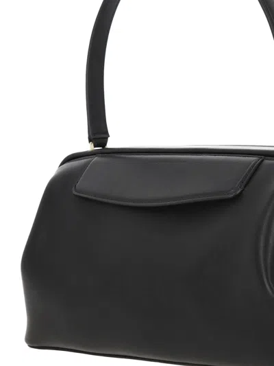 Carven Carmen Deep Black Shoulder Bag