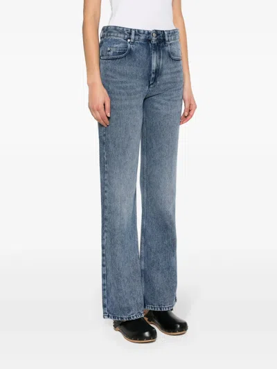 Isabel Marant Belvira High-rise Bootcut Denim Jeans In Blue