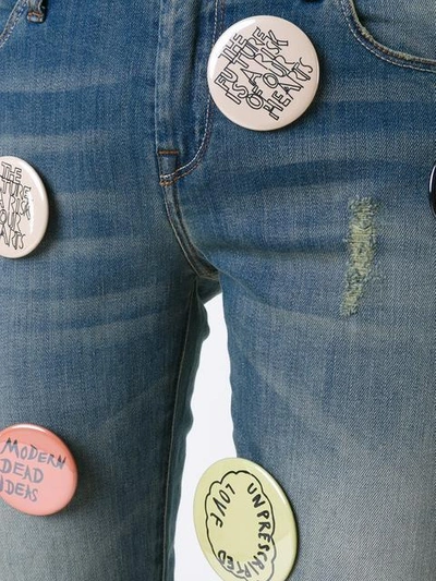 Shop Each X Other Robert Montgomery Quote Badge Jeans